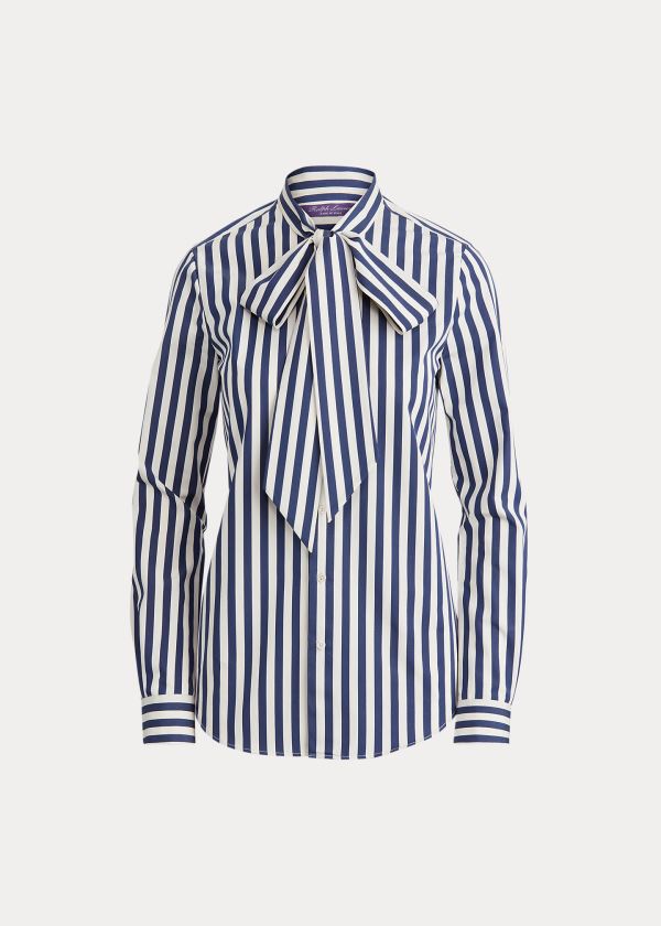 Ralph Lauren Alejandra Striped Skjorter Dame Danmark (QXMRC9862)